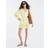 River Island Womens Yellow Long Sleeve Cutwork Mini Shirt Dress - Yellow