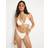 River Island Womens Spot Print Tie Side Bikini Bottoms - White