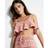 River Island Crochet Frill Cami Beach Top - Pink