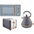 Tower Cavaletto Kettle, Toaster & Microwave Set Grey