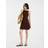 River Island Womens Sleeveless Waffle Texture Mini Dress - Brown