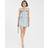 River Island Womens Sleeveless Corset Mini Dress - Blue Denim