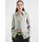 River Island Womens Long Sleeve Satin Slimline Shirt - Khaki