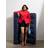 River Island Womens Puff Sleeve Tailored Blazer - Red