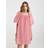 River Island Womens Red Gingham Short Puff Sleeve Mini Dress - Red