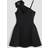 River Island Girls Black One Shoulder Bow Skater Dress - Black