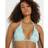 River Island Textured Floral Bikini Top - Blue