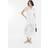 River Island Womens Short Sleeve Broderie Midi Dress - White
