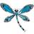 Jon Richard Dragonfly Brooch - Silver