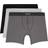 SKIMS Three-Pack Boxer Briefs - Heather Multi
