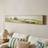 Dunelm Rolling Hills Hand Finished Canvas Green Framed Art