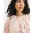 River Island Womens Sequin Cape - Pink Feather