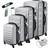 Kesser Hard Suitcase Set of 4 - Silver