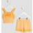 River Island Mini Girls Textured Bardot Top Set - Orange