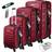 Kesser Hard Suitcase Set of 4 - Bordeaux