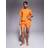 River Island Broderie Shorts Co-Ord - Orange