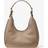 Michael Kors MK Nolita Small Pebbled Leather Hobo Shoulder Bag - Natural