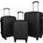 Groundlevel Delta Stripe Set of 3 - Black