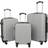 Groundlevel Delta Stripe Set of 3 - Silver