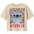 Name It Bluser & T-shirts NKFJIXI STITCH - Beige/Umbra/Lysviolet/Rød