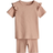 H&M Baby 2-Piece Ribbed Cotton Set - Beige