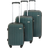 Cavalet Rhodos Suitcase 3 delar - Dark Green