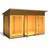 Shire Lela 12 x 6 Summerhouse Lockable Double Doors (Building Area )