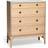 Mavis Höllviken White Pigmented Oak Chest of Drawer 86x102cm