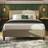 GFW Addison Double Beige Frame Bed