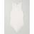Alaïa Ribbed Sleeveless Bodysuit - Blanc Casse