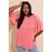 Yours Metallic Angel Sleeve Blouse - Orange