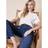 Dorothy Perkins Roll Sleeve Blouse - Ivory