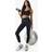 DSGN Studio Ultra Sculpt Contrast Piping Sports Legging Black