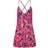 LTS Tropical Palm Skirted Swimsuit - Pink