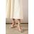 Wallis Womens Sugar Faux Leather Twist Strap Kitten Heeled Sandals - White