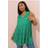 Yours Curve Green Ditsy Floral Pointelle Vest Top - Green