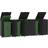 vidaXL Wheelie Bin Storage for 5 Bins Black 345x79x117 cm Steel (Building Area )