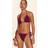 PrettyLittleThing Crinkle Triangle Bikini Top - Purple