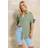Yours Button Through Oversized Shirt - Green
