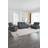 More4Homes Madrid 1+2+3 Seater Manual Air Leather Recliner Set Grey Sofa