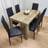 Kosy Koala Portland 6 Seater Rustic Effect Dining Set