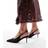 Glamorous Wide Fit Prickiga Pumps Mesh Med Hälrem - Svart