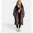 OHS Coat Jacket Sherpa Lined Water Resistant Hoodie - Leopard