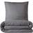 Luna Denmark Bambus Dynebetræk Anthracite (220x140cm)
