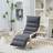 Homcom Birch Wood Drak Grey Lounge Chair