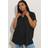 Yours Textured Boxy Shirt - Black