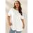 Yours Boxy Short Sleeve Blouse - White