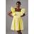 Coast Frill Shoulder Mini Dress - Yellow
