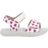 Geox Girl's Light Floppy Sandal - White/Fuchsia