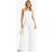 boohoo Womens Premium Satin Boned Corset Halterneck Wide Leg Jumpsuit - White